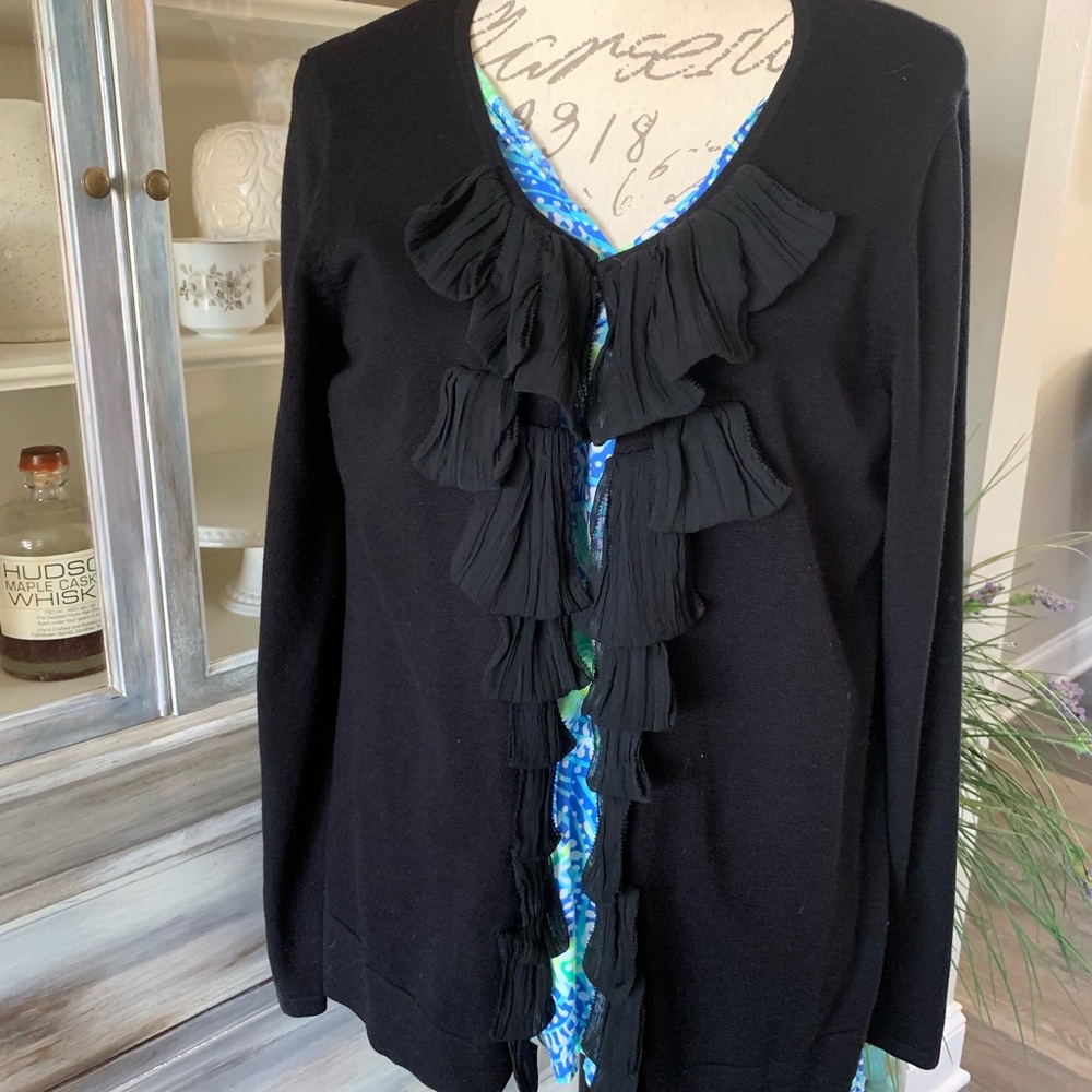 Chico’s black cardigan